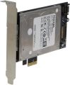 SEDNA - PCI Express (PCIe) SATA III (6G) 2.5 Inch SSD / HDD Mounting Adapter (with Built in Power Circuit, no Need SATA Power Connector, Best for Mac), SSD/HDD not Included. 