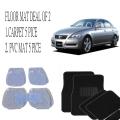 Toyota Mark X FLOOR MAT DEAL OF 2 ( .CARPET 5 PICE , PVC MAT 5 PICE ). 