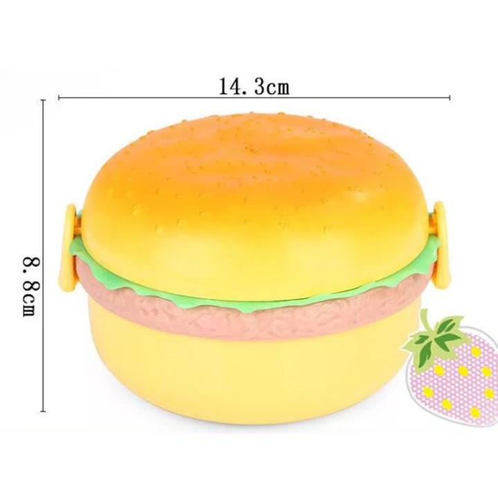 Kids%20Burger%20Shaped%20Lunch%20Box%20with%20Compartments%20BPA%20Free%20-%20Image%204