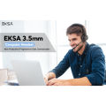 EKSA H12 3.5mm Stereo Wired Headset With Microphone For Call Center And Gaming. 