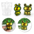 Frog Resin Mold | Cartoon 3D Frog Mold Table Decoration | Resin Mold Animal Candle Mold Silicone Mold For Resin Candle Mold Clay Mold Handmade Candle Mold Body Soap Mold 3D DIY Silicone Candle Molds. 