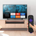 BeesClover Silicone Protective Case Compatible For Roku Tv Series Universal Smart Remote Control Shockproof Protector Cover. 