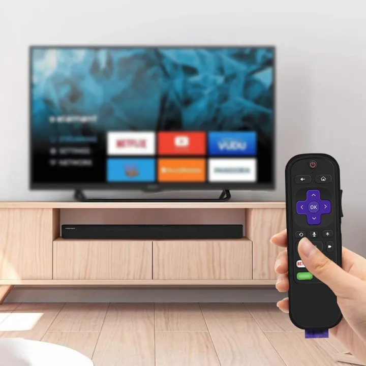 BeesClover%20Silicone%20Protective%20Case%20Compatible%20For%20Roku%20Tv%20Series%20Universal%20Smart%20Remote%20Control%20Shockproof%20Protector%20Cover%20-%20Image%205