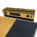 FLYEER Gold Glossy Skin Sticker For Xbox ONE Console Controller + Kinect Decal Vinyl. 