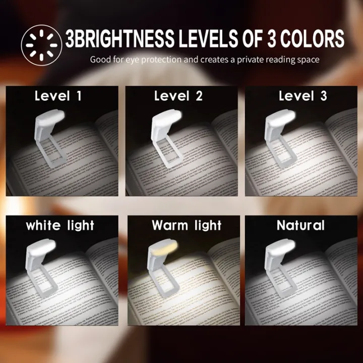 New%20USB%20Rechargeable%20LED%20Book%20Bedside%20Reading%20Light%20Portable%20Eye%20Protection%20Clip%20Lamp%20White/Warm%20Adjustable%20Light%20-%20Image%205
