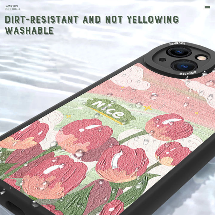 DEL%20for%20Xiaomi%2012%20Lite%205G%20Mobile%20Cover%20Cartoon%20Pink%20Flowers%20Phone%20Case%20PU%20Leather%20Soft%20Silicone%20Edge%20Back%20Cover%20-%20Image%207