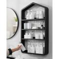 Bathroom Shelves Wall Mounted Rustic Wall Shelf Over Toilet Utility Storage Shelf Rack. 
