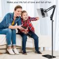 RMG TRADERS Tabletop, Adjustable Portable Foldable Floor Stand Tablet Mobile Stand. 