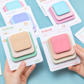 Stacked series of sticky notes style student notes message sticky note paper. 