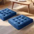 Cushion Square Floor Cushion_Ball Fiber Filled Cushions_square shaped _1 Pair=2pcs#floor cushions for sitting. 