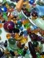 Mix Beads - 100g Mixed Sizes, Shapes, and Colors for DIY Crafting and Jewelry. 