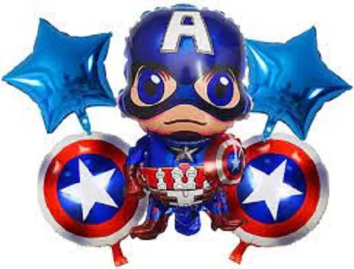 Pack%20of%205%20Captain%20America%20Avengers%20Theme%20Cartoon%20Foil%20balloon%20set%20-%20Balloons%20/%20Birthday%20Decoration%20-%20Image%202