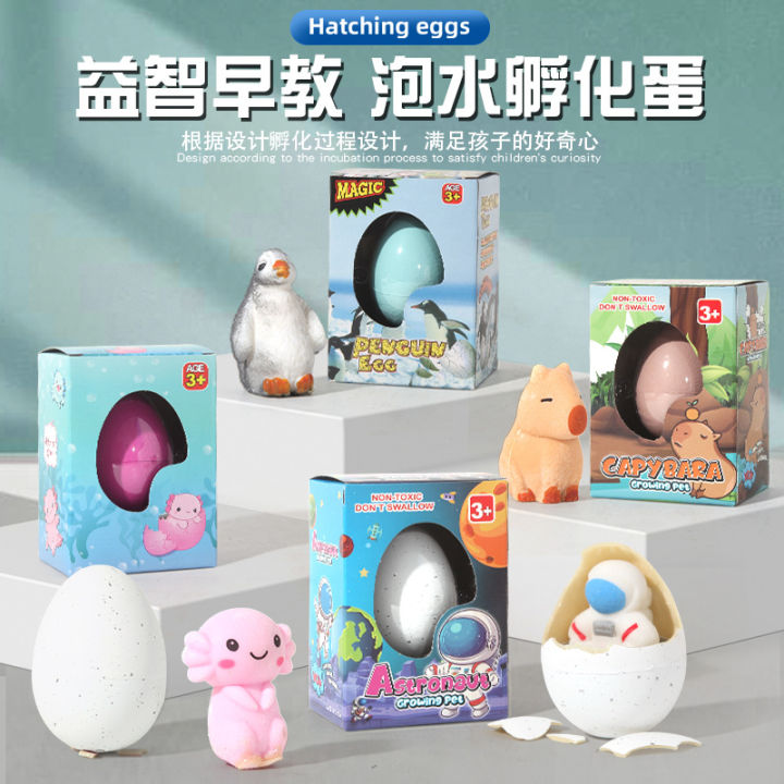 Tatching Toy New Soak Water Hatching Toy Capybara Animal Hatching Egg Blind Box ...