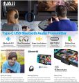 1Mii MiiLink (ML 400) Bluetooth Adapter for Nintendo Switch/PC/PS5/Laptop, Wireless Audio Bluetooth 5.0 Transmitter aptX Low Latency. 