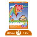 Bona Papa Magic Diapers -  New Jumbo Pack - Small Size 2 - 68 Pcs. 