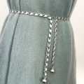 Metal Ball Pendant Waist Chain Women Thin Belt Gold Sliver Color Long Girdle Female Strap For Dress Skirt Decorative Waistband. 