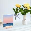 5Pcs/Set Wooden photo holder Name Seating Labels Menu Stand Table Number Holders Wedding Photos Clips. 