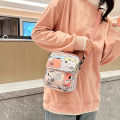 New All-Match Ladies Bag Cartoon Shoulder Messenger Phone Bag. 