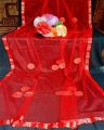 Ayesha Styleup's Casual Net Dupatta with Same Colored Silk Ribbon Flowers and Beads – Full-Size Stole, 84" x 41" Lightweight Stoller / Dupatta For Girls And Ladies. 