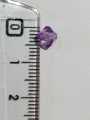 Pack of 40gms Beads of 6mm. Purple Cut Dana Acrylic Beads For DIY Jewelry Making, Jewelry, DIY, Dresses And Crafting Accessories.. 