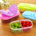 Healthy Plastic Food Container Portable Lunch Box Capacity Camping Picnic Food Fruit Container Storage Box,. 