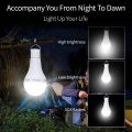 7W/9W/12W LED Emergency Light Bulb USB Rechargeable/Solar Portable Outdoor Lamp for Camping Fishing with Hook. 