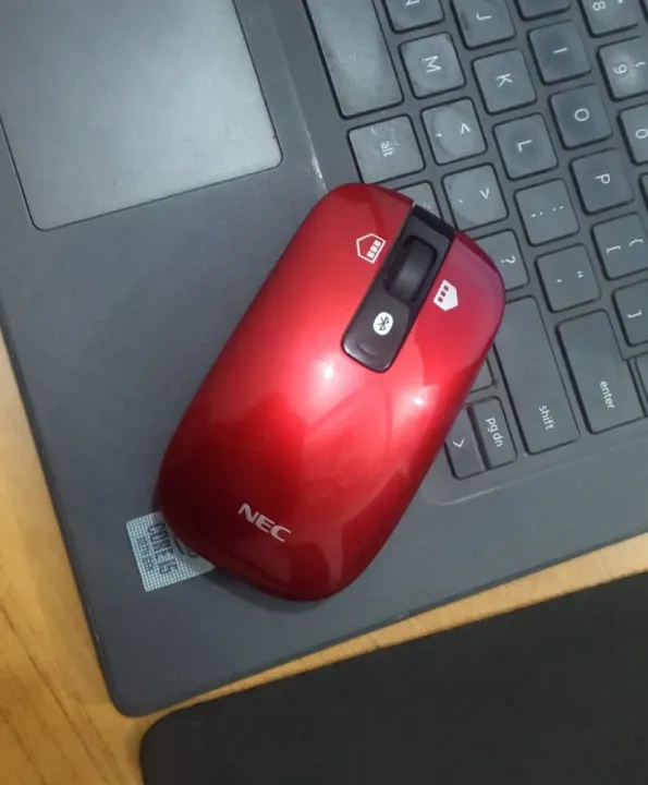 Bluetooth%20mouse%20NEC%20Genuine%20Lot%20Stock%20Bluetooth%20Mouse%20Red%20MT-1626%20Branded%20mouse%20with%20cell%20-%20Image%202