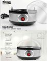 Electric Egg Boiler Steamer Multifunctional 7 Eggs Capacity Breakfast Egg Cooker, Poacher Corn Milk Heating Steamed Kitchen Cooking Machine Includes Poaching Trays, Automatic Shut-Off Function Featured For Hard Boiled Eggs Steamed Vegetables, Kitchen Cook. 
