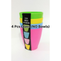 Pack of 8 Imported High-Quality Unbreakable Bowls and Glass - 4 Imported Blows and Glass - Imported Plastic - Stylish And Durable Plastic Bowls and Glass Set. 