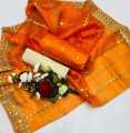 Wedding Dress  9mm Organza Mirror Work Dupaata Silk Boti Shirt Masoori Trouser. 