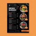 Fast Food Restaurant A4 size Menu Designing with High Resolution Printing & Lamination. 