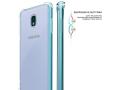 Samsung Galaxy J5 Pro Anti Shock Corner Bumper Air Bag Soft Transparent Jelly Cover With Camera Protection. 
