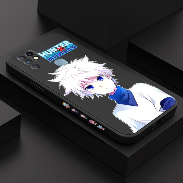 Infinix Hot 10/X682B/X682C Cartoon Anime Hunter Cute Killua Edge Pattern Silicone Full Camera Protect Case Cover