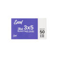 Flash Cards - Index Cards - Memo Cards Excel 3x5 Inches Ruled. 