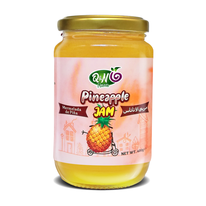 Q&N FLAVORS PINEAPPLE JAM 400GM (انناس جام 400 گرام)