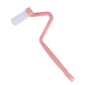 Creative S-shaped Bathroom Bending Type Toilet Brush Brush The Toilet Inside Corner V-shaped Bending Cleaning Brush Cleaning Products 1Pcs. 