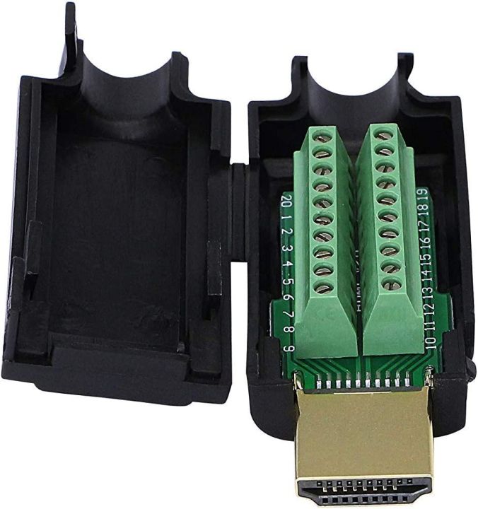 2%20Pack%20HDMI%20Solderless%20Adapter%20Gold%20Plated%20HDMI%20Extension%20Cable%20Connector%20Signals%20Terminal%20Breakout%20Bard%20Free%20Welding%20Connector%20with%20Plastic%20Cover%20Screwdriver%20-%20Image%205