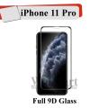 Apple iPhone 11 Pro Full Black 9D/5D/10D/11D/6D Tempered Glass Screen Protector Edge to Edge Full Glue Premium Quality Glass For iPhone 11 Pro. 