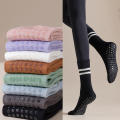 Anti-Slip Yoga Socks Stylish Breathable Lightweight Combed Cotton Socks Stretchable Fitness Accessories Stripe Socks for Yoga Practice Dance Classes Fitness Workouts Pilates Sessions Gym Exercises. 