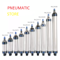 Air Pneumatic Cylinders Double Compressed Air Cylinder Cylind Mini Bore 16/20/25/32mm 40mm Stroke 25/50/75/100 200 Single Lever. 