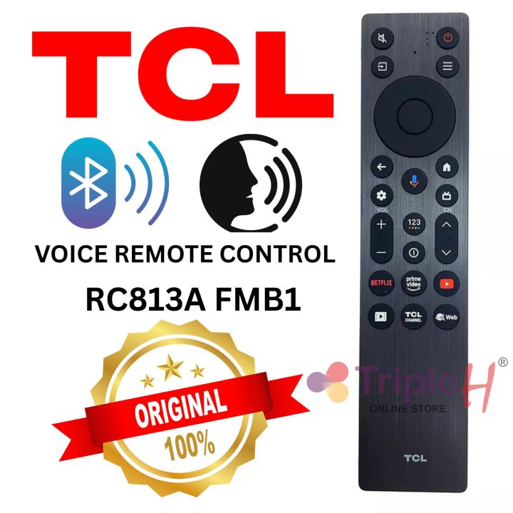 Tcl Rc813a Triple H TCL Voice Remote Control RC813A FMB1 – Compatible with TCL ...