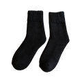 Socks Cold-resistant Soft Solid Patchwork Men Fleece Socks. 