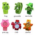 CLEVER Clock Slap Watch Boys Girls Cute Frog Quartz Wrist Watches 3D New Kids Gift Cartoon Animal Digital. 