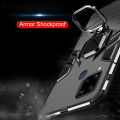 Protect Cover Shockproof Armor Stand Case for Realme C25 / Realme C25S with Holder Ring Phone Cases for Realme C25 / Realme C25S Car Magnet Phone Case. 