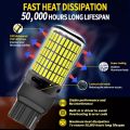 CANBUS White LED Reverse Light Bulbs For Car (Pack of 2) 7440 T20 Waterproof, High Quality, Super Brightness Hazard / Blinker led Lights. 
