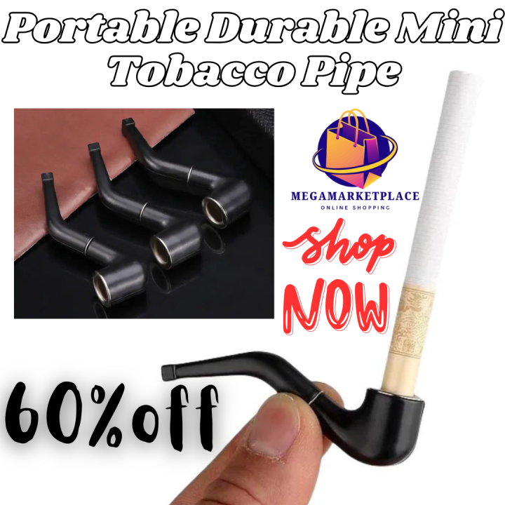 Portable Mini Tobacco Pipe - Durable Wooden Sherlock Pipe