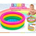Baby Pool Intex Inflatable Rainbow Baby Swimming Pool Baby Bath Tub 3 Rings Sunset Glow Baby Pool Colorful 2ft Swimming Pool. 