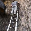 EQUAL 15 Ft Portable & Extension Aluminium Telescopic Ladder for Home & Industrial Use; 15 Steps (4.4 Meter/EN131 Certified). 