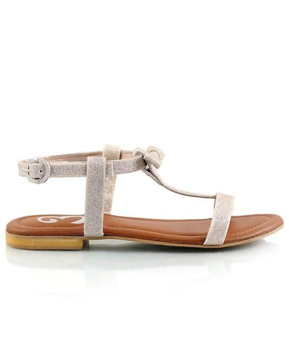 Silver%20Faux%20Leather%20Sandals%20For%20Women%20-%20Image%204