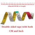 【HOT】 150Cm/60In Germany Soft Tape Measure With Snap Fasteners Pocket Measuring Tape For Sewing Tailor Cloth Body Measurement. 